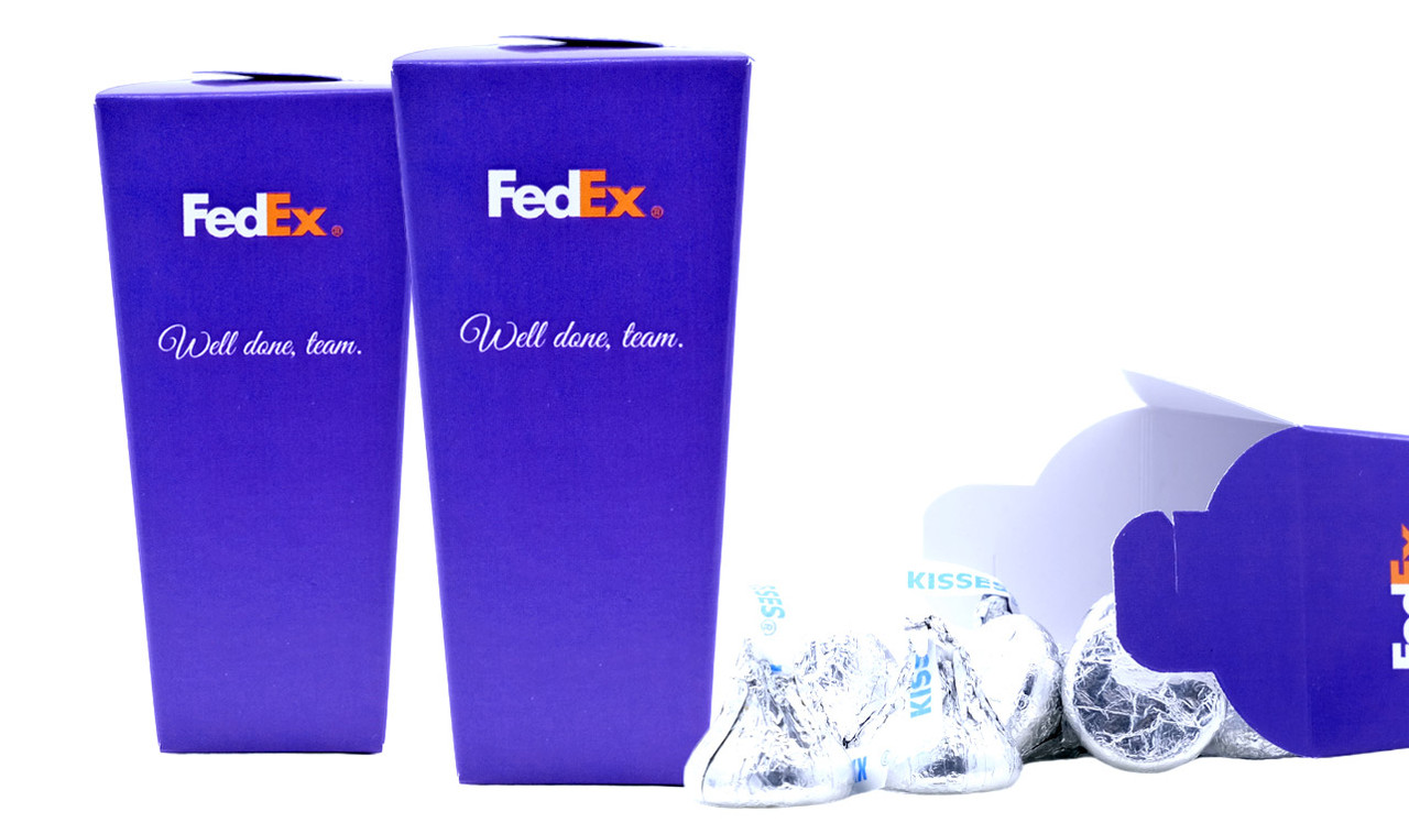 Branded Chocabox With Hersheys Kisses