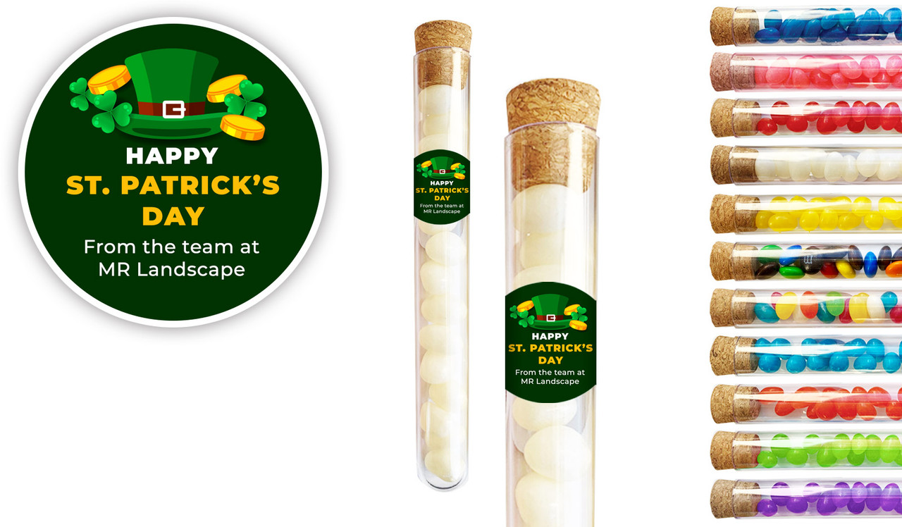 Fun Personalised St Patrick's Day Test Tubes