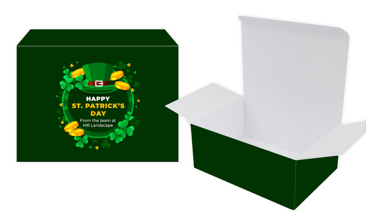 Fun Personalised St Patrick's Day Tuck Gift Box