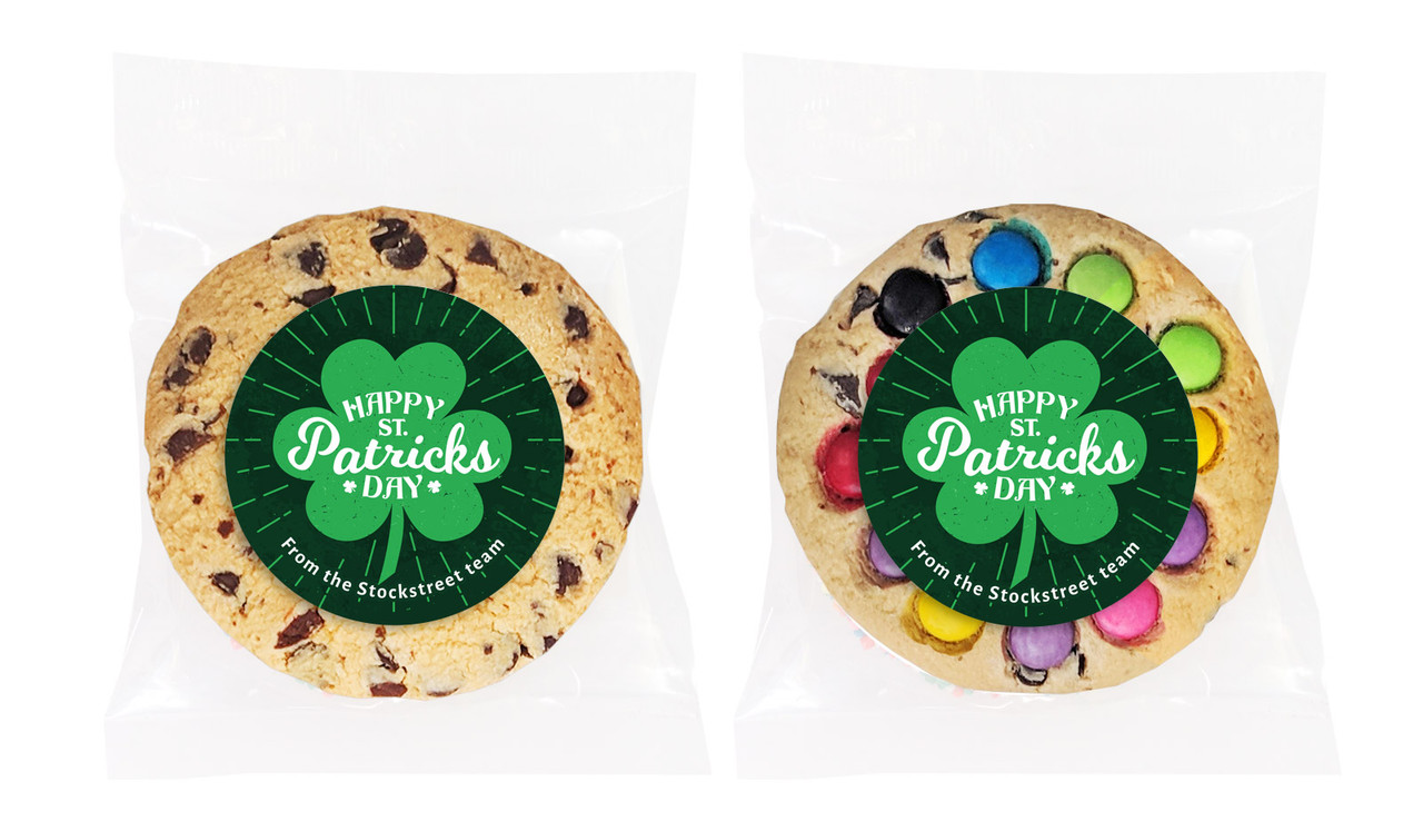 Shamrock Personalised St Patrick's Day Cookies