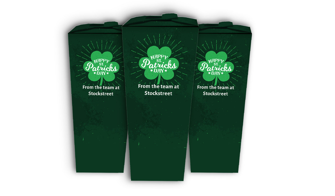 Shamrock Personalised St Patrick's Day Chocaboxes