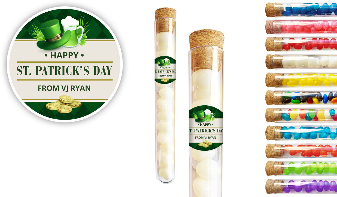 Argyle Personalised St Patrick's Day Test Tubes