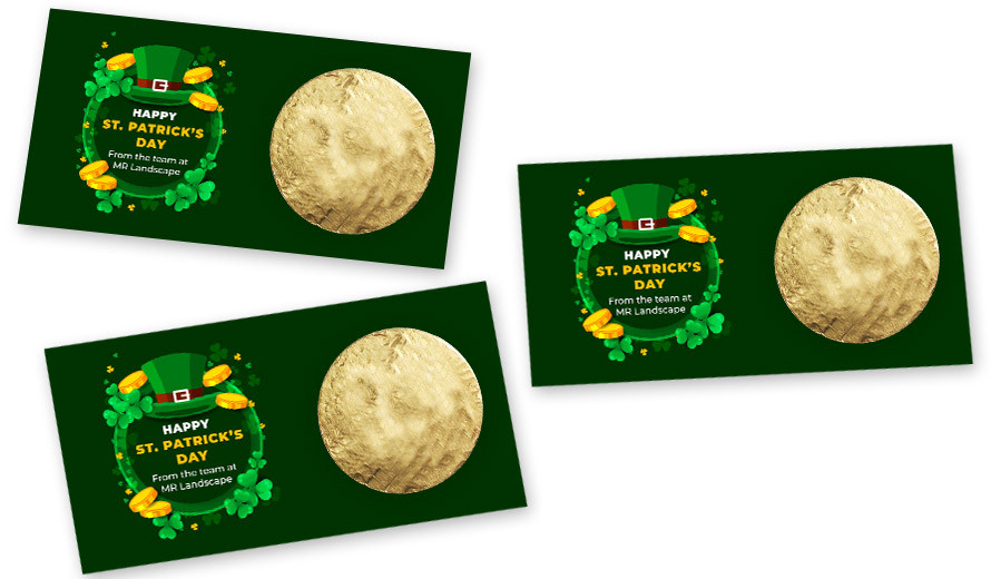 Fun Personalised St Patrick's Day Coin Card