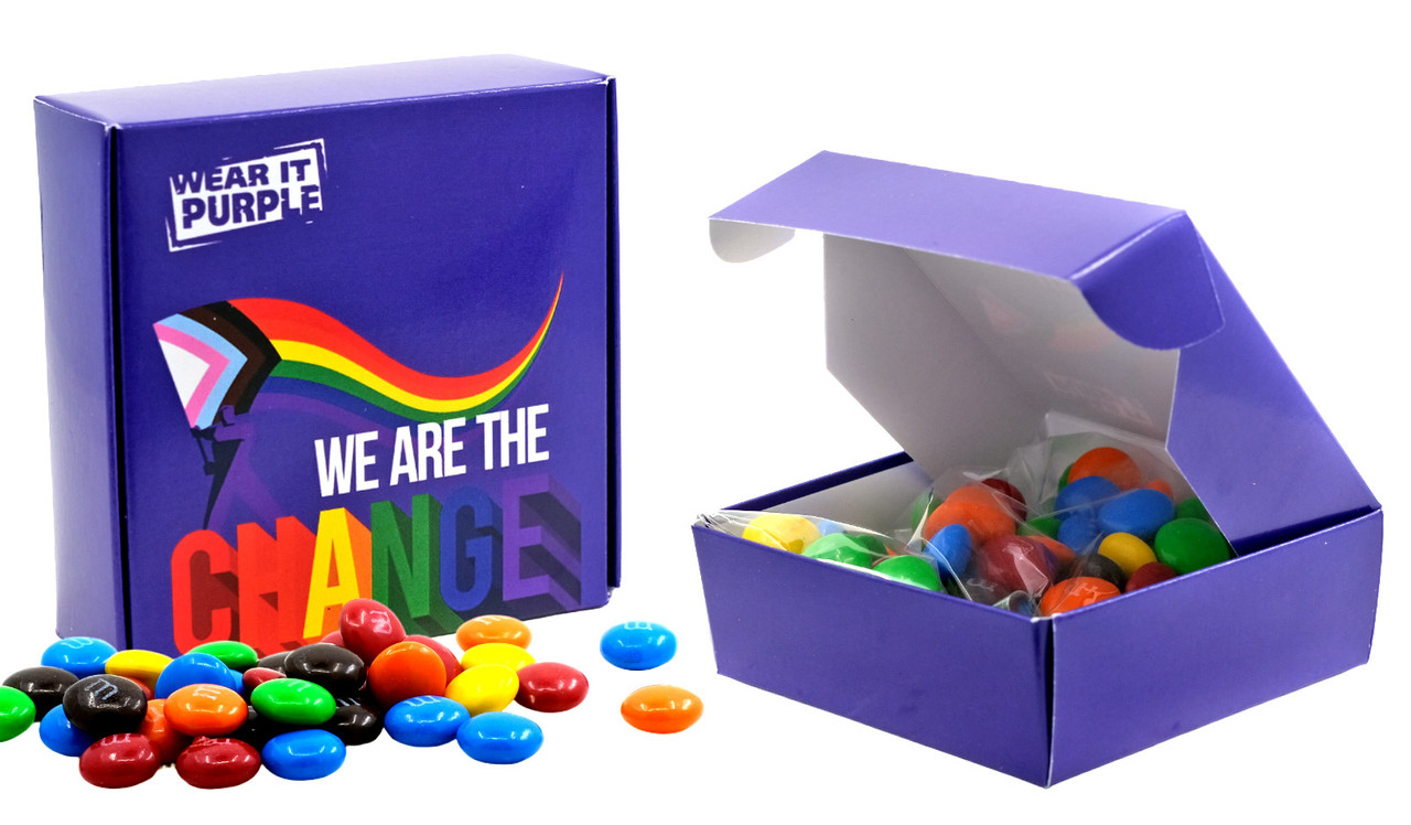 Branded Flat Box With M&Ms 50g