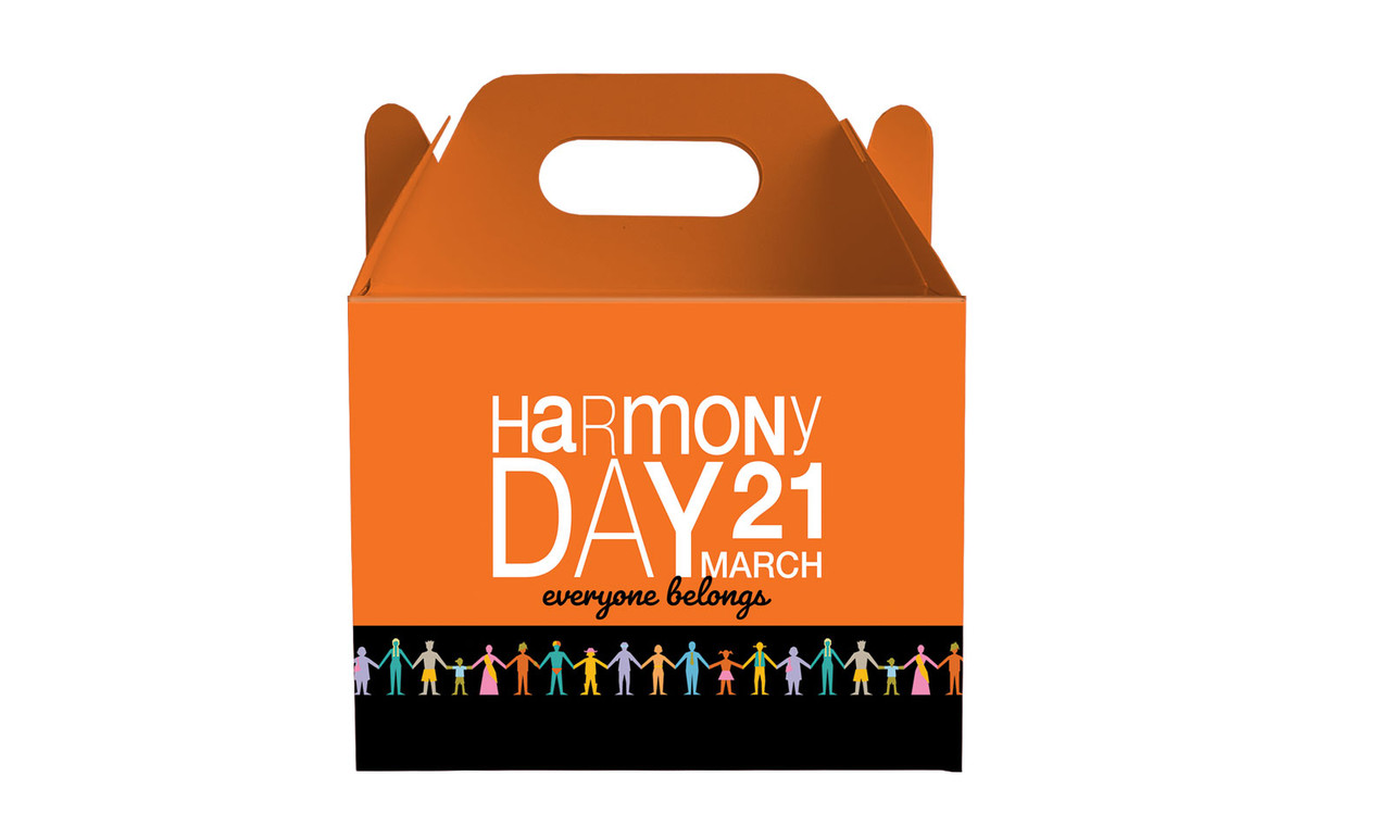 Harmony Day Branded Gable Favour Box