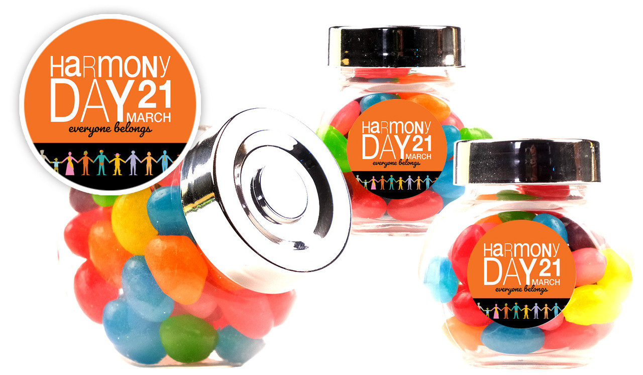 Harmony Day Branded Mini Candy Jar