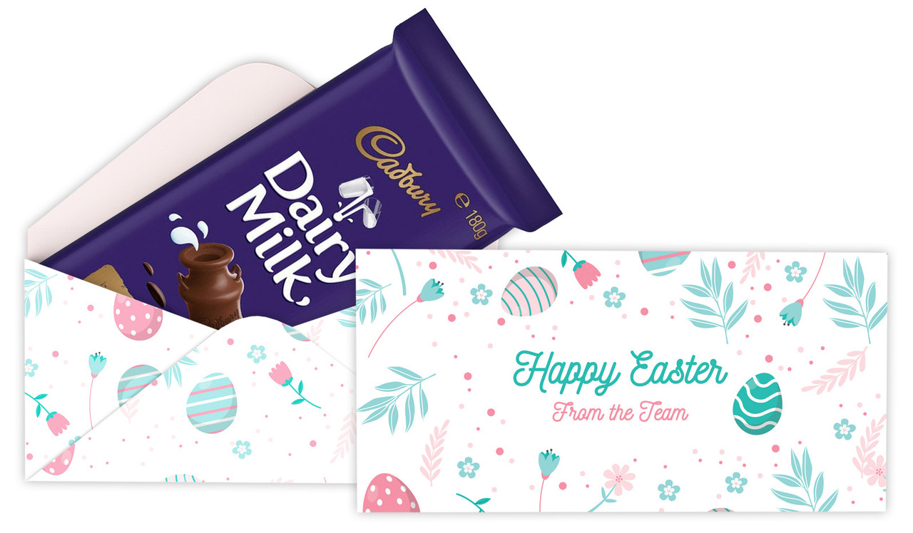 Easter Elements Personalised Cadbury Bar Box