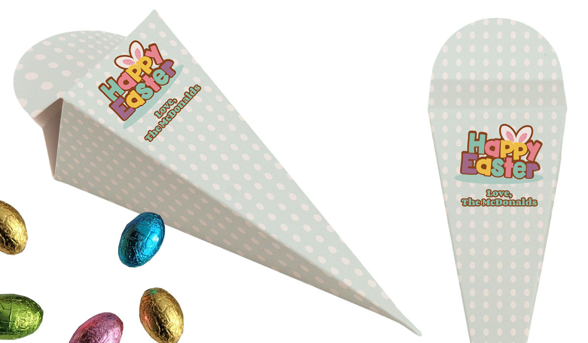Happy Easter Personalised Carrot Box