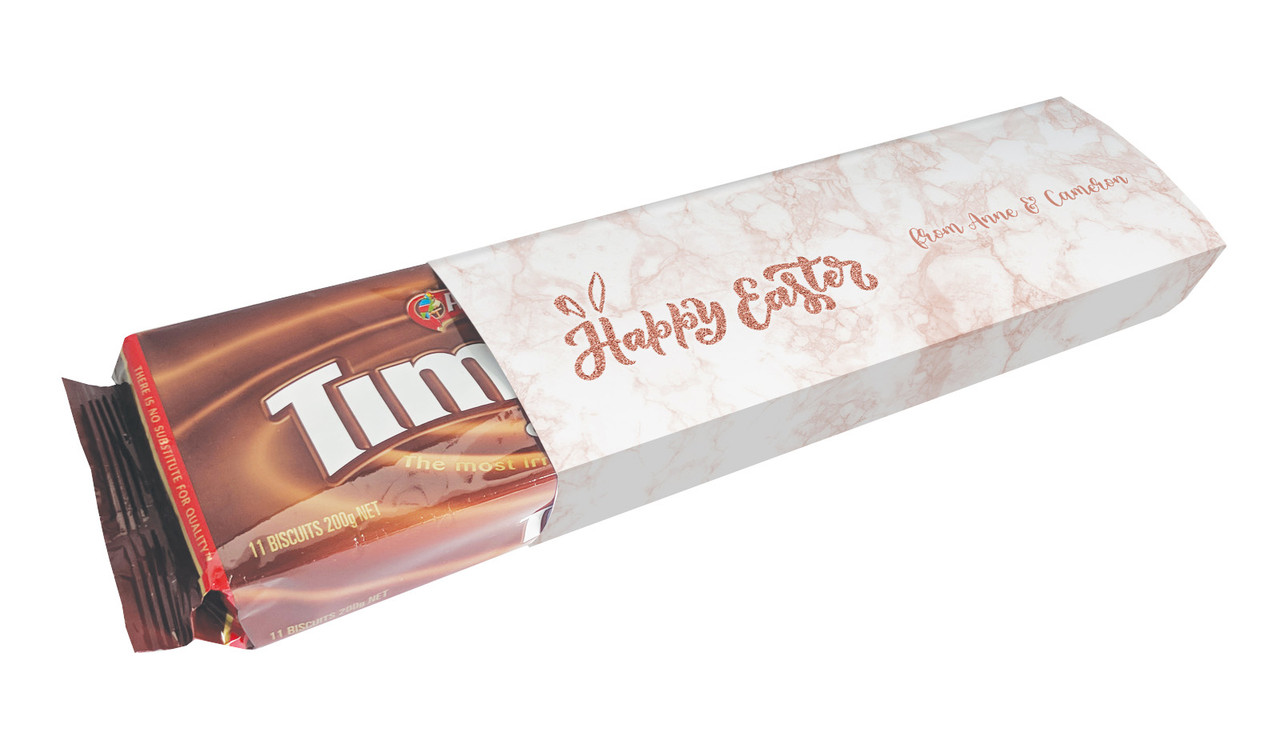 Rose Gold Easter Personalised Pack Of TimTams TM