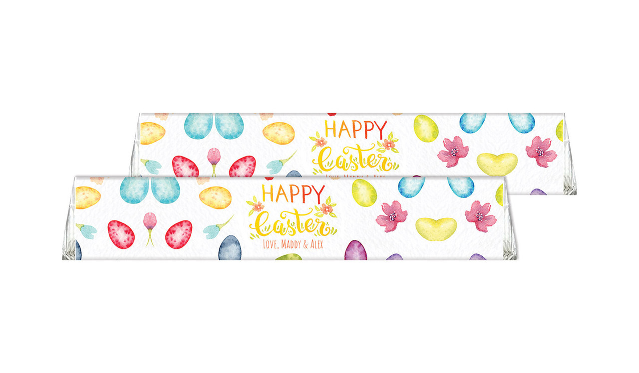 Water Colour Eggs Easter Custom Toblerone Bar 50g