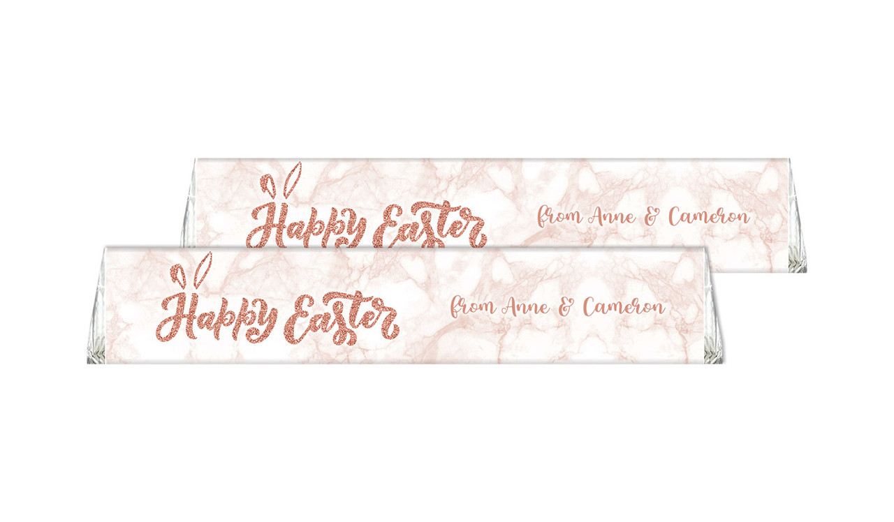 Rose Gold Easter Personalised Toblerone Bar 50g