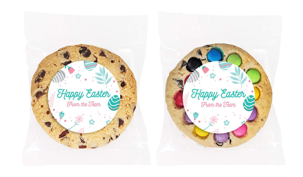 Easter Elements Personalised Cookie