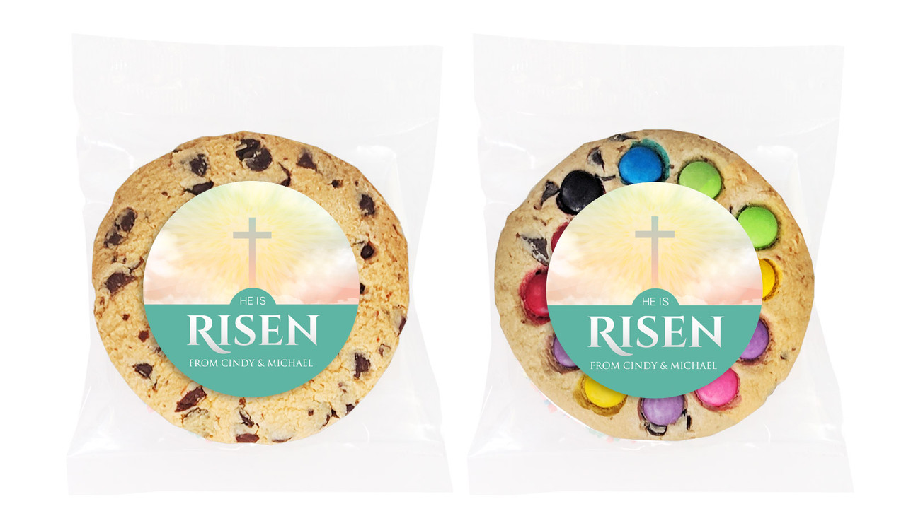 Heavenly Cross Personalised Cookie