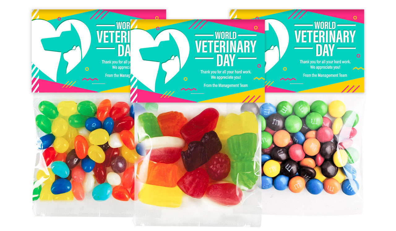 World Veterinary Day Lolly Bag With Topper