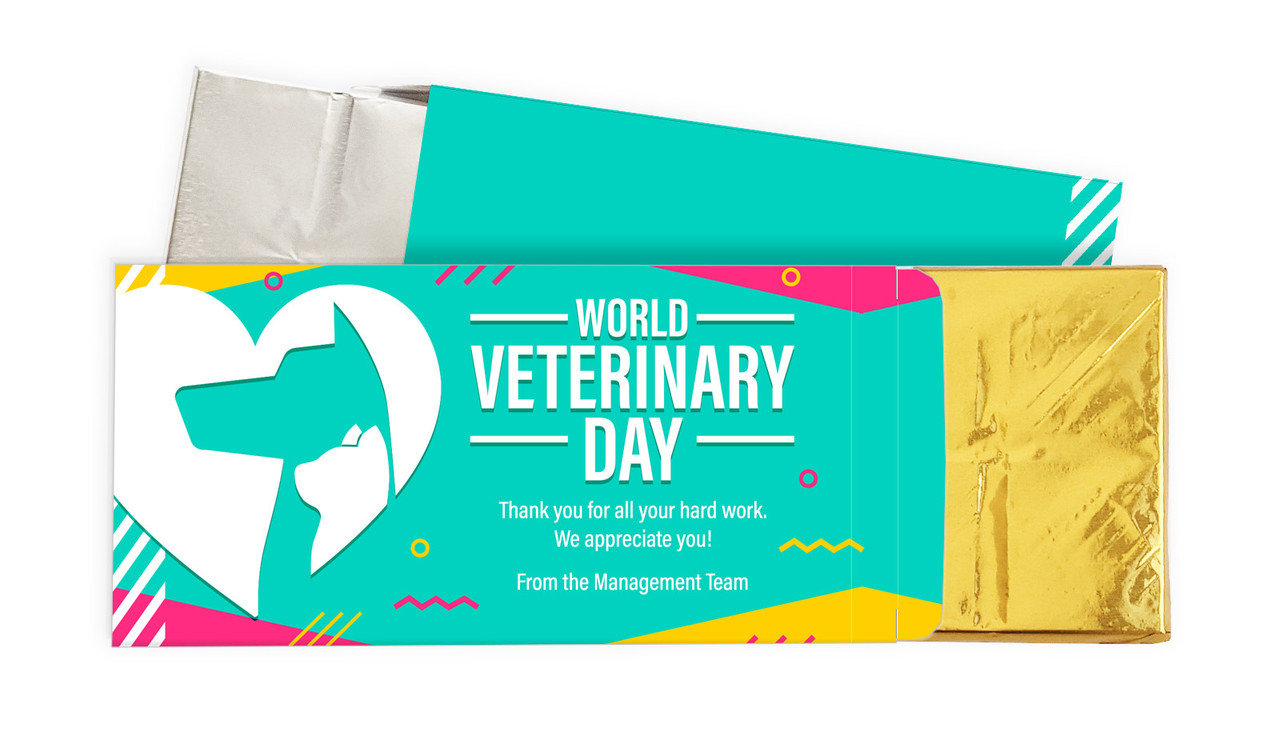 World Veterinary Day Chocolate Bar In A Box