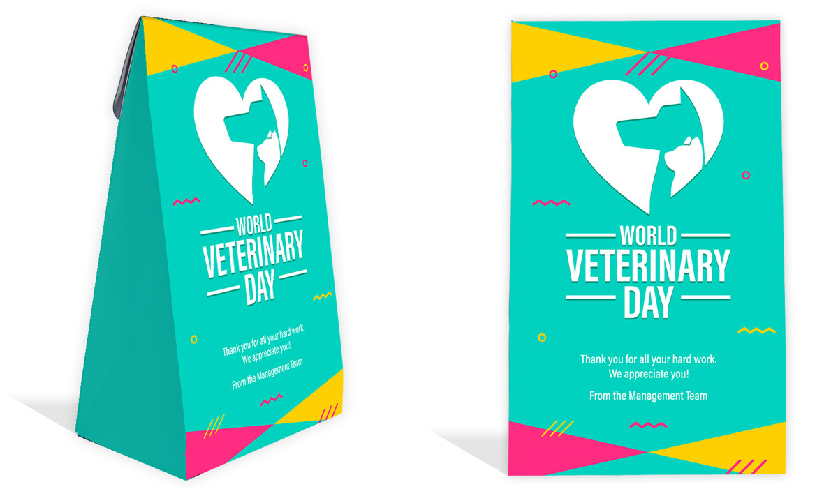 World Veterinary Day Gusset Favour Bag