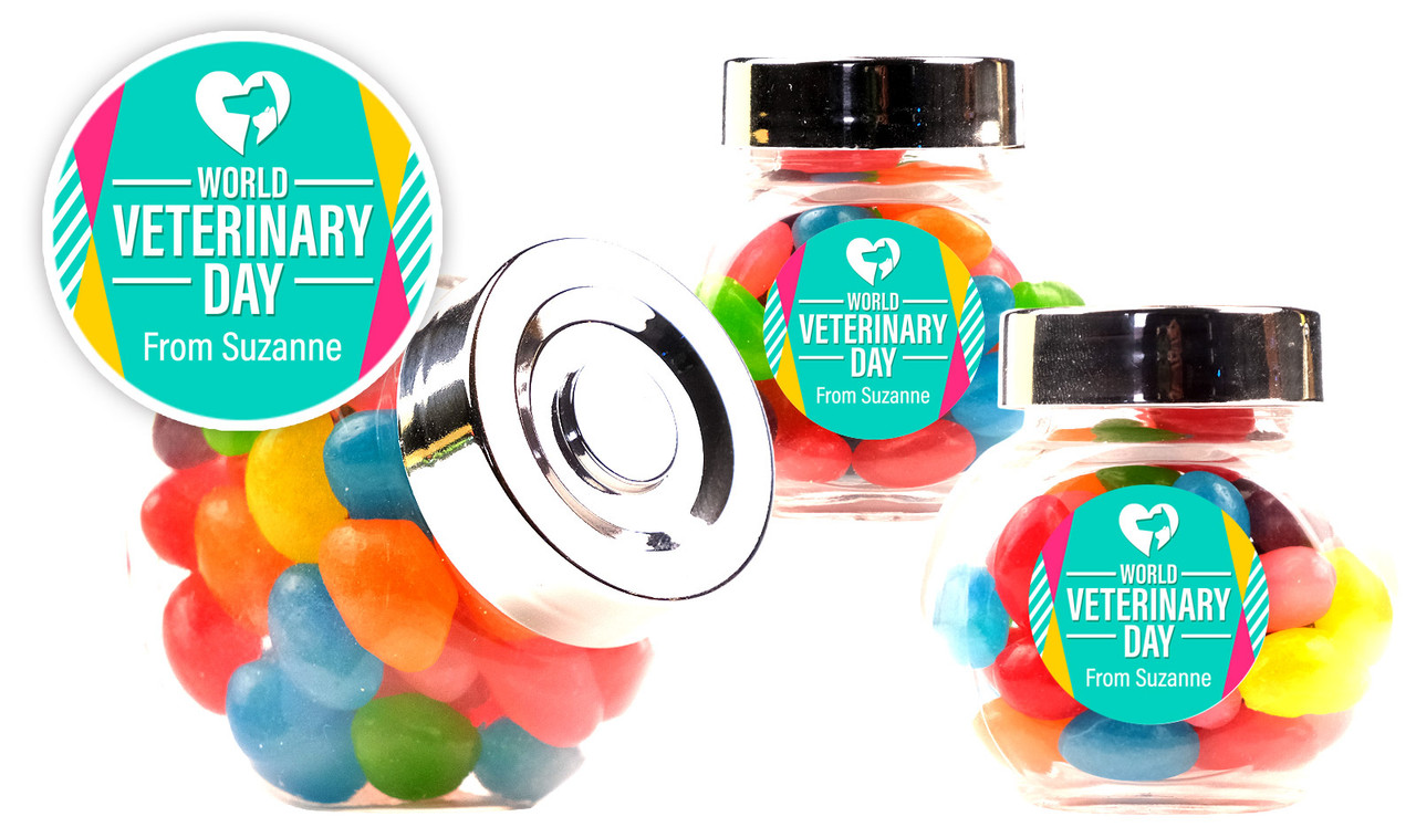 World Veterinary Day Mini Candy Jar
