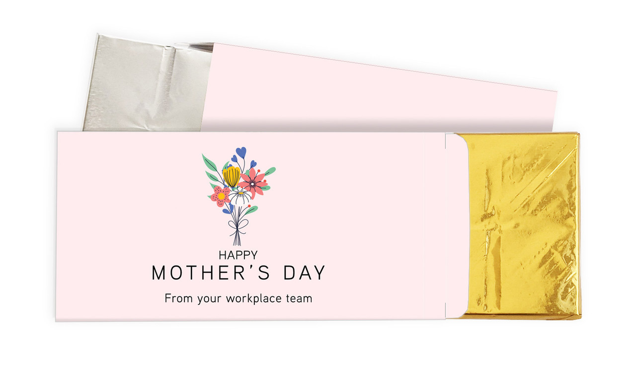 Pretty Bunch Mothers Day Personalised Chocolate Bar In A Box