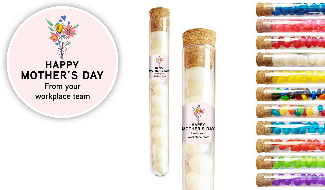 Pretty Bunch Mothers Day Personalised Test Tubes