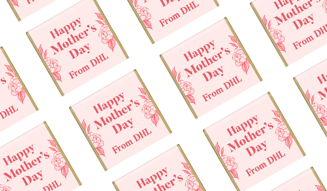 Sketched Roses Mother's Day Mini Chocolates