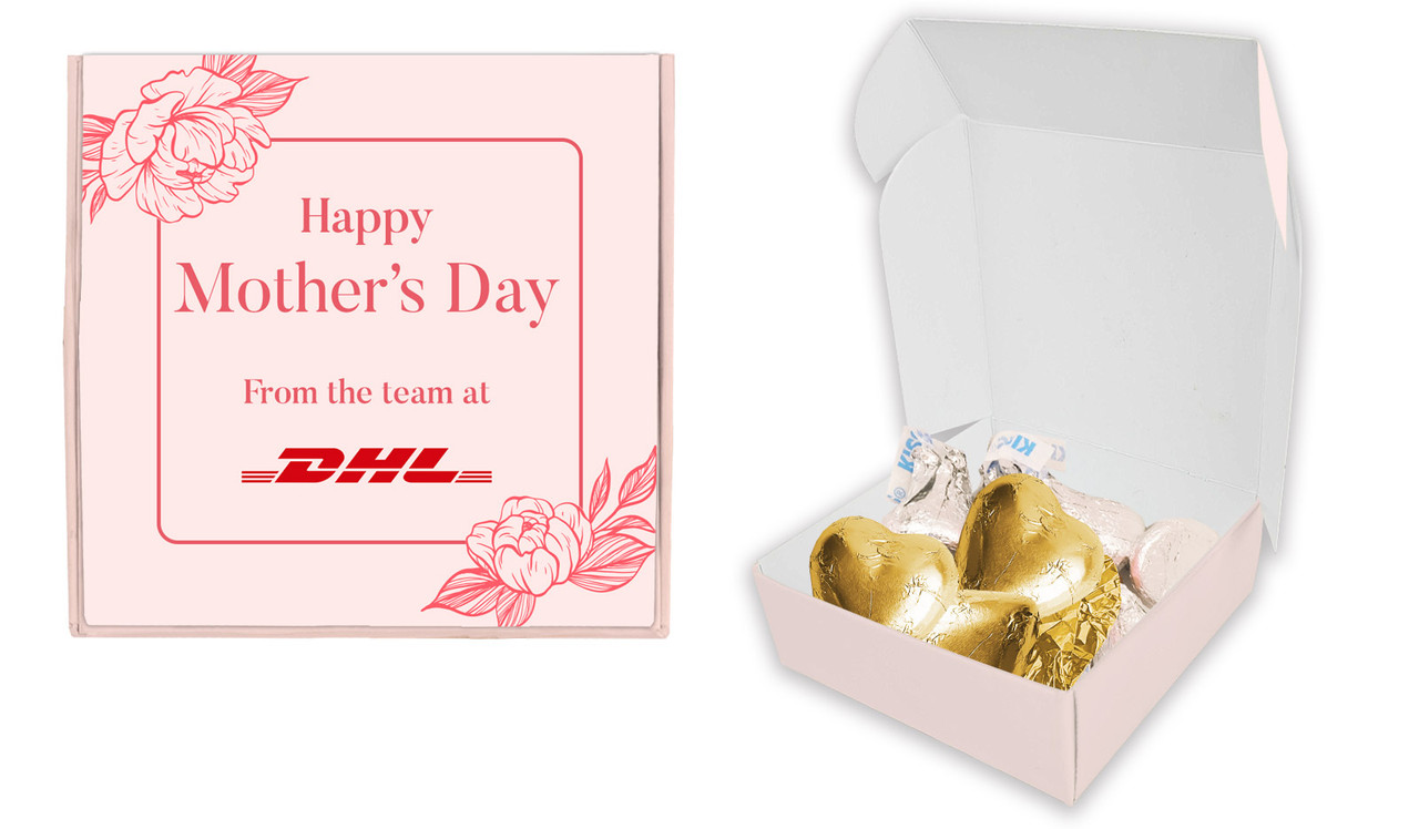 Sketched Roses Mothers Day Personalised Hugs And Kisses Box