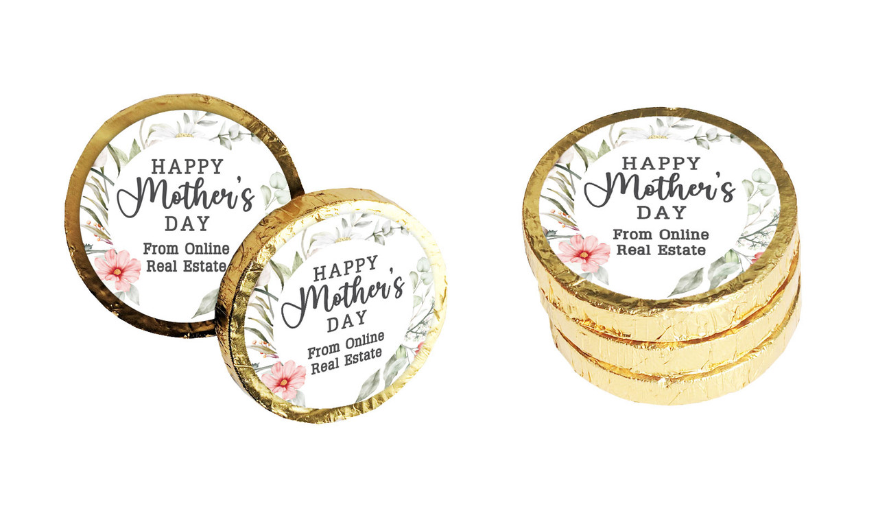 Native Flora Mothers Day Chocolate Coin