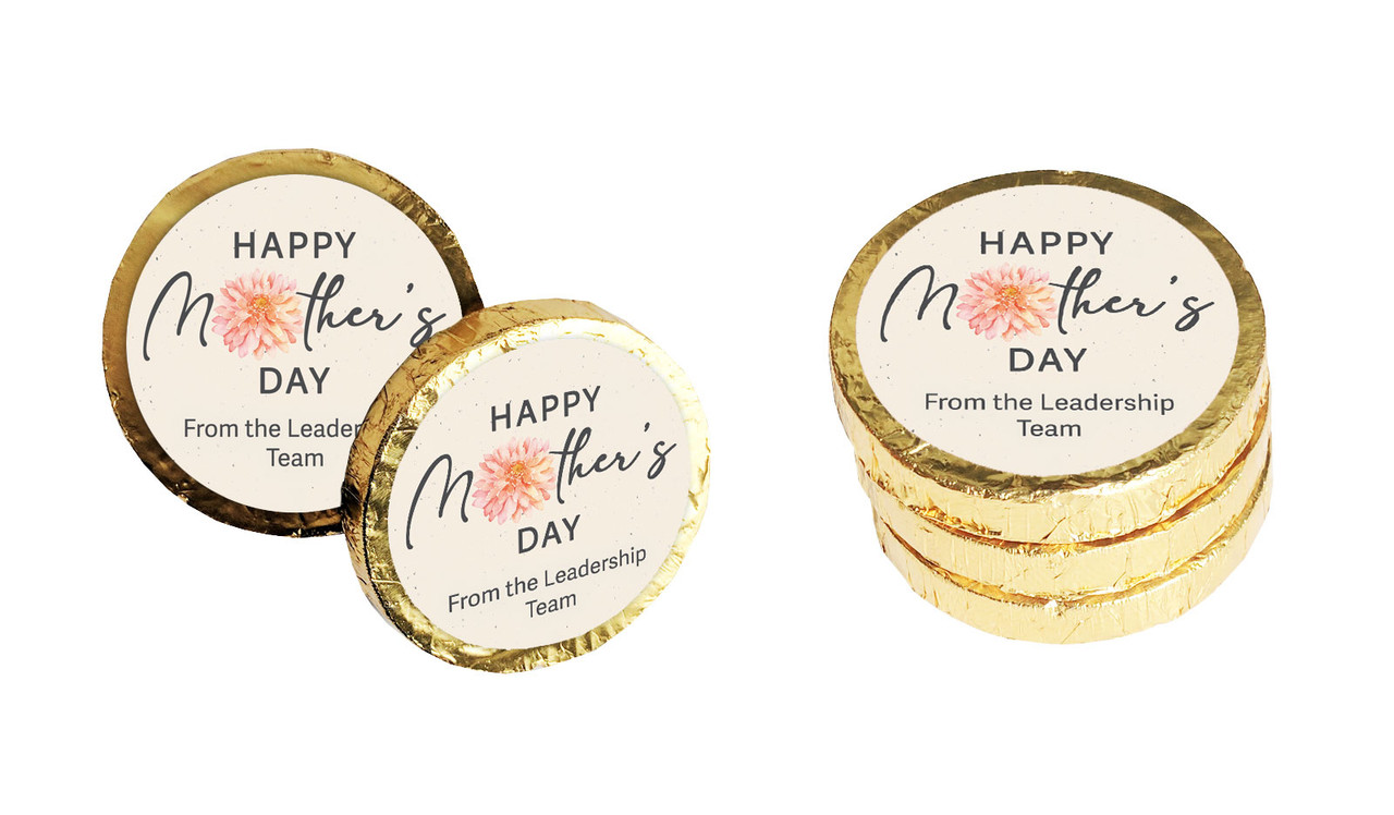 Natural Mothers Day Chocolate Coin