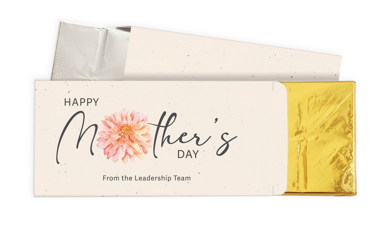 Natural Mothers Day Personalised Chocolate Bar In A Box