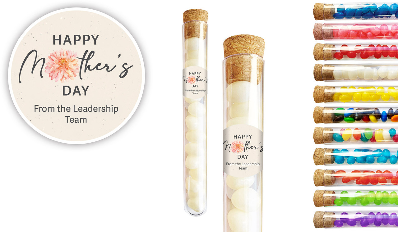 Natural Mothers Day Personalised Test Tubes