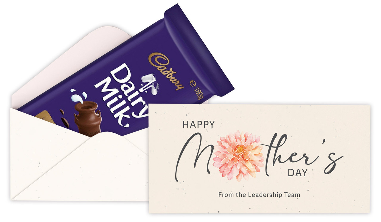 Natural Mothers Day Personalised Cadbury Bar Box (Box Only)