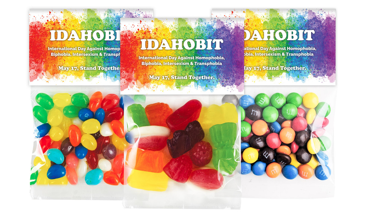 IDAHOBIT Personalised Lolly Bag With Topper