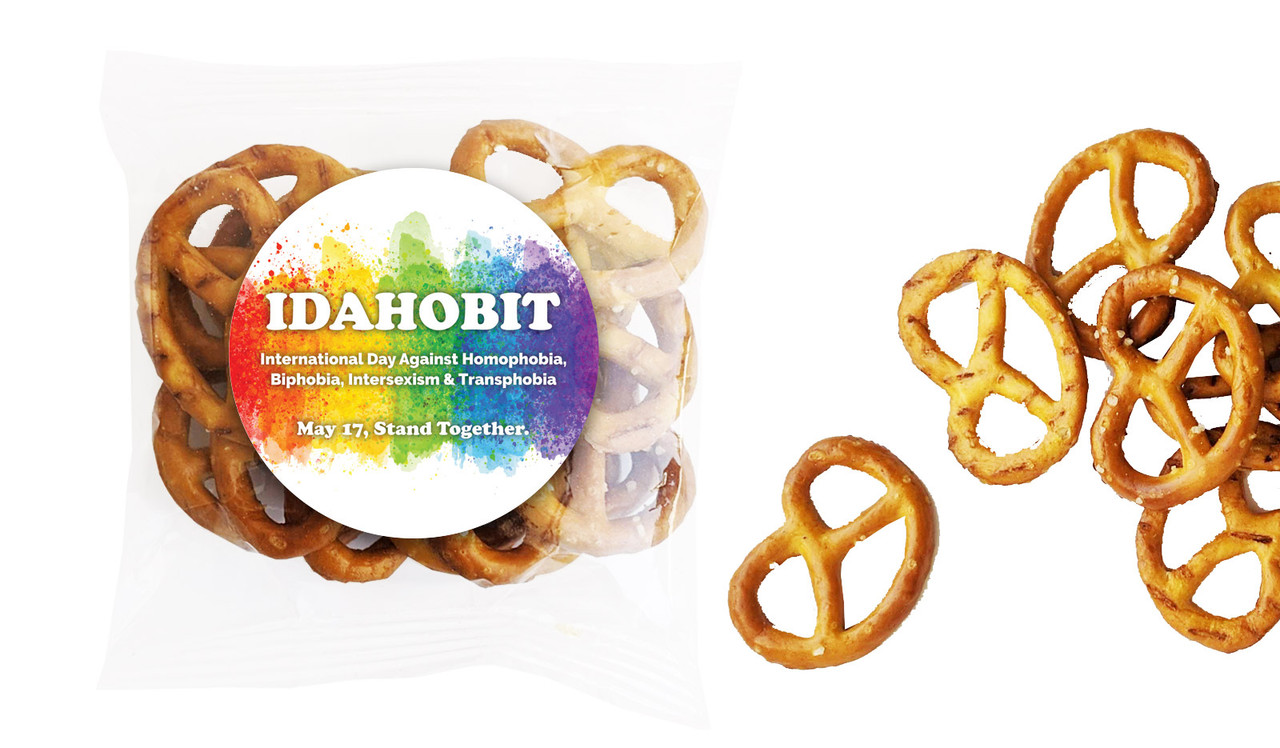IDAHOBIT Personalised Bag Of Pretzels