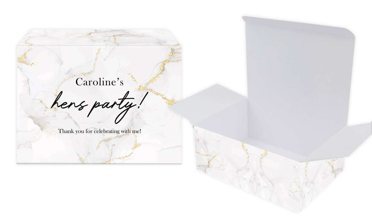 Classy Hens Night Personalised Tuck Gift Box