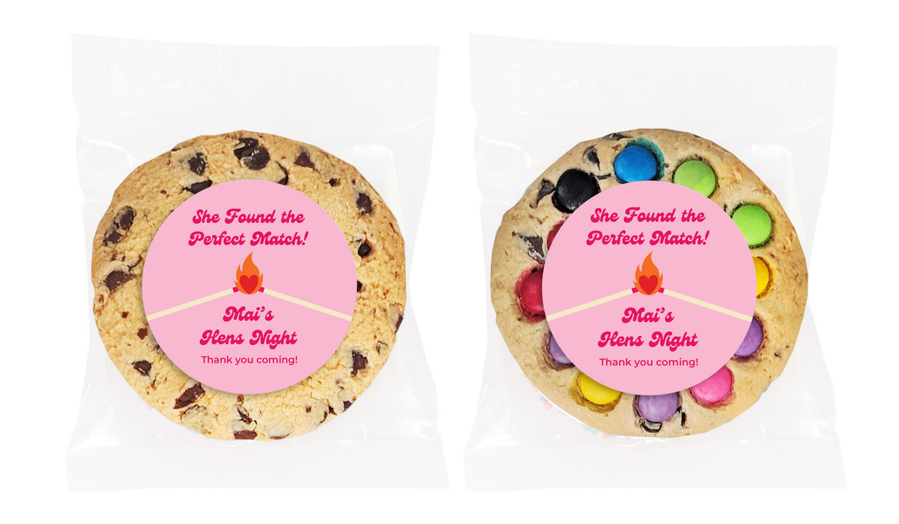Perfect Match Hens Night Personalised Cookie