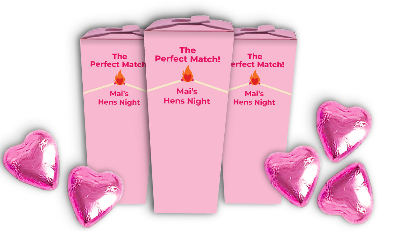 Perfect Match Hens Night Personalised Chocaboxes