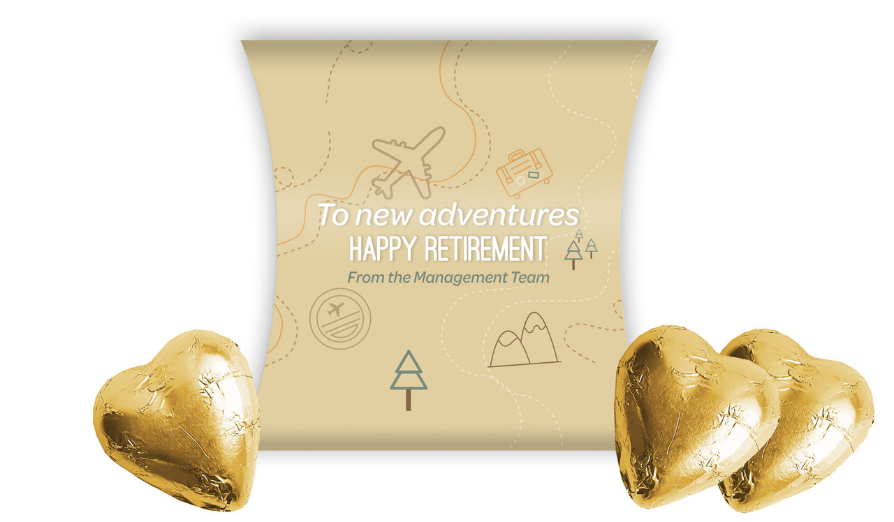 Travel Map Retirement Personalised Pillow Boxes