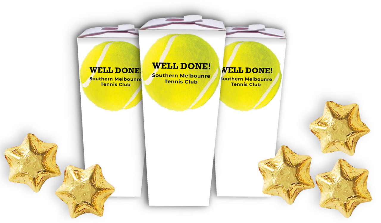 Tennis Ball Personalised Chocaboxes