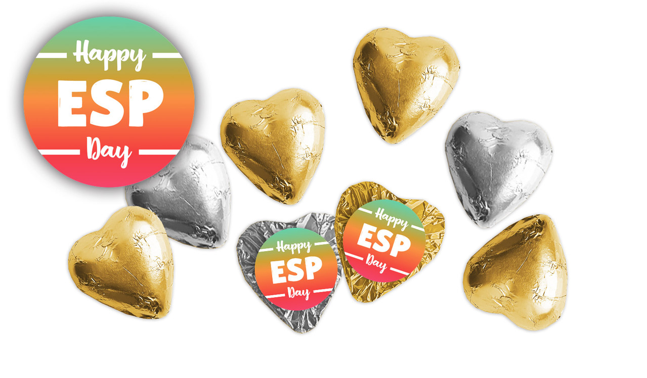 Education Support Personnel Day Foil Chocolate Hearts