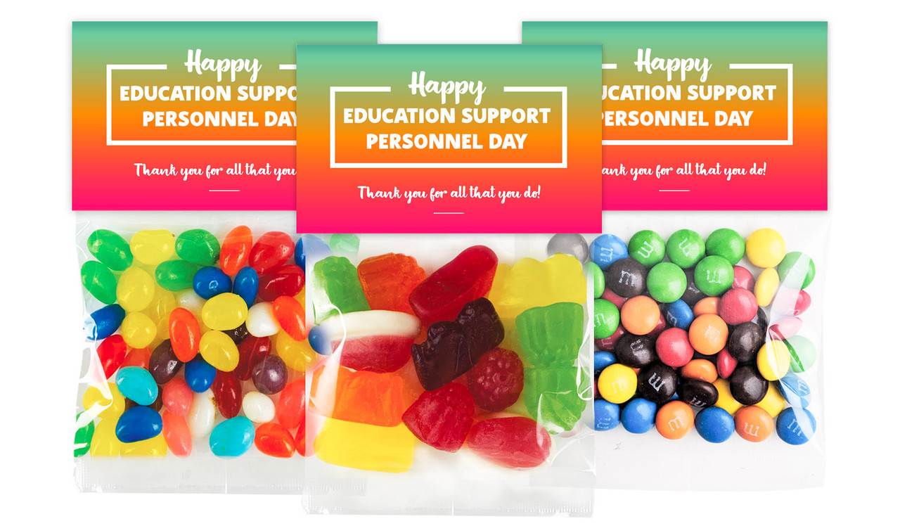 Education Support Personnel Day Lolly Bag With Topper