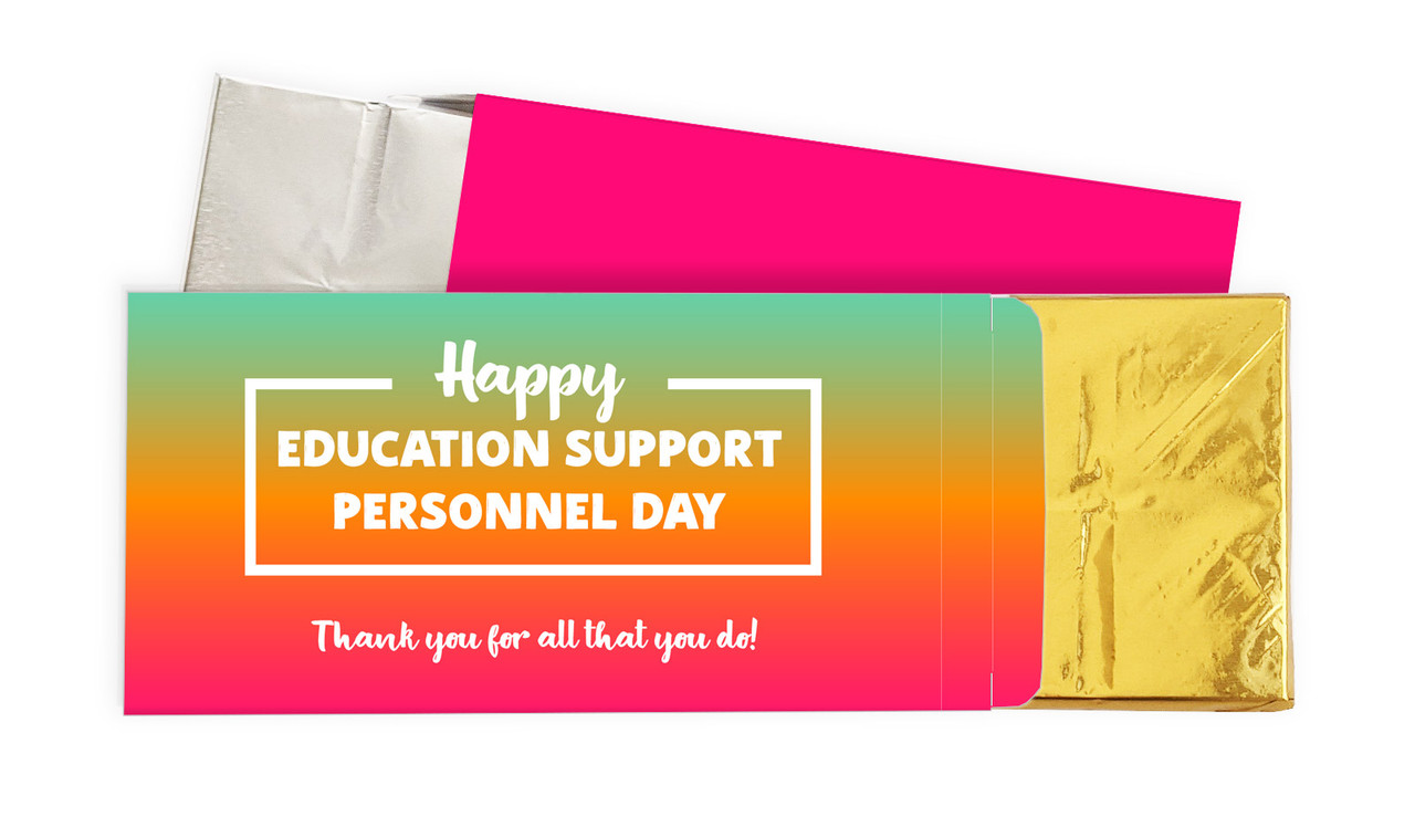 Education Support Personnel Day Chocolate Bar In A Box