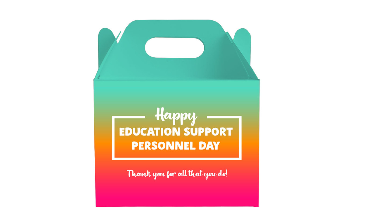 Education Support Personnel Day Gable Favour Box