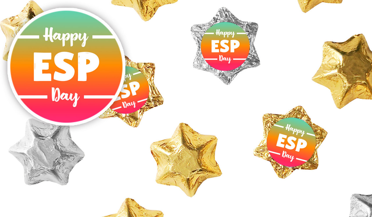 Education Support Personnel Day Foil Chocolate Stars