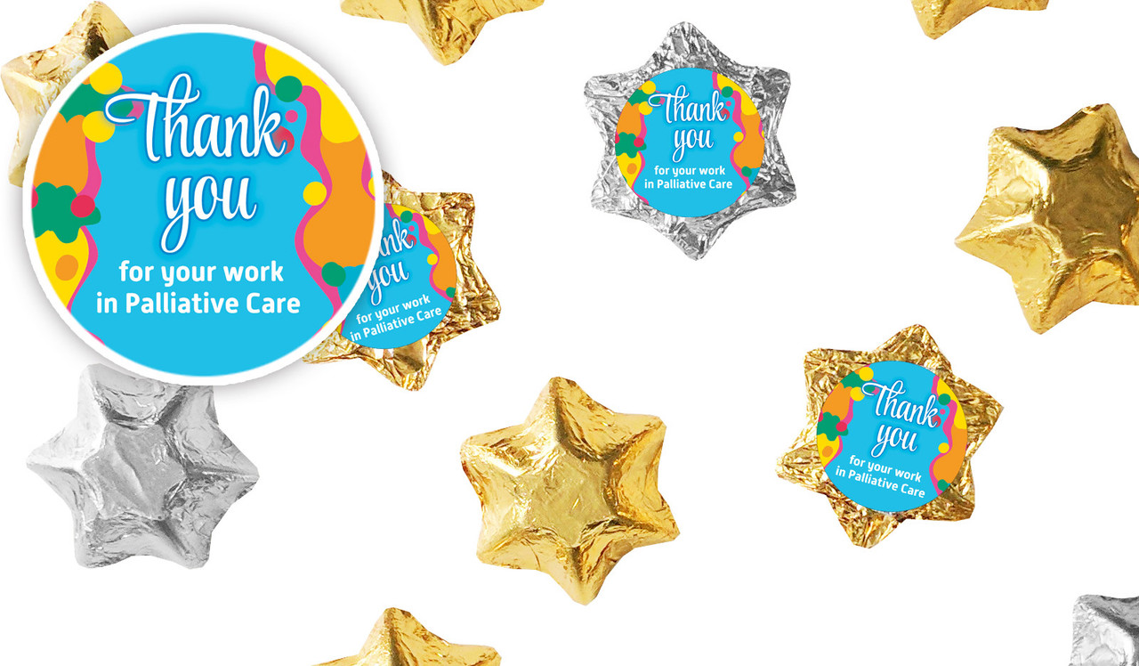 National Palliative Care Week Foil Chocolate Stars