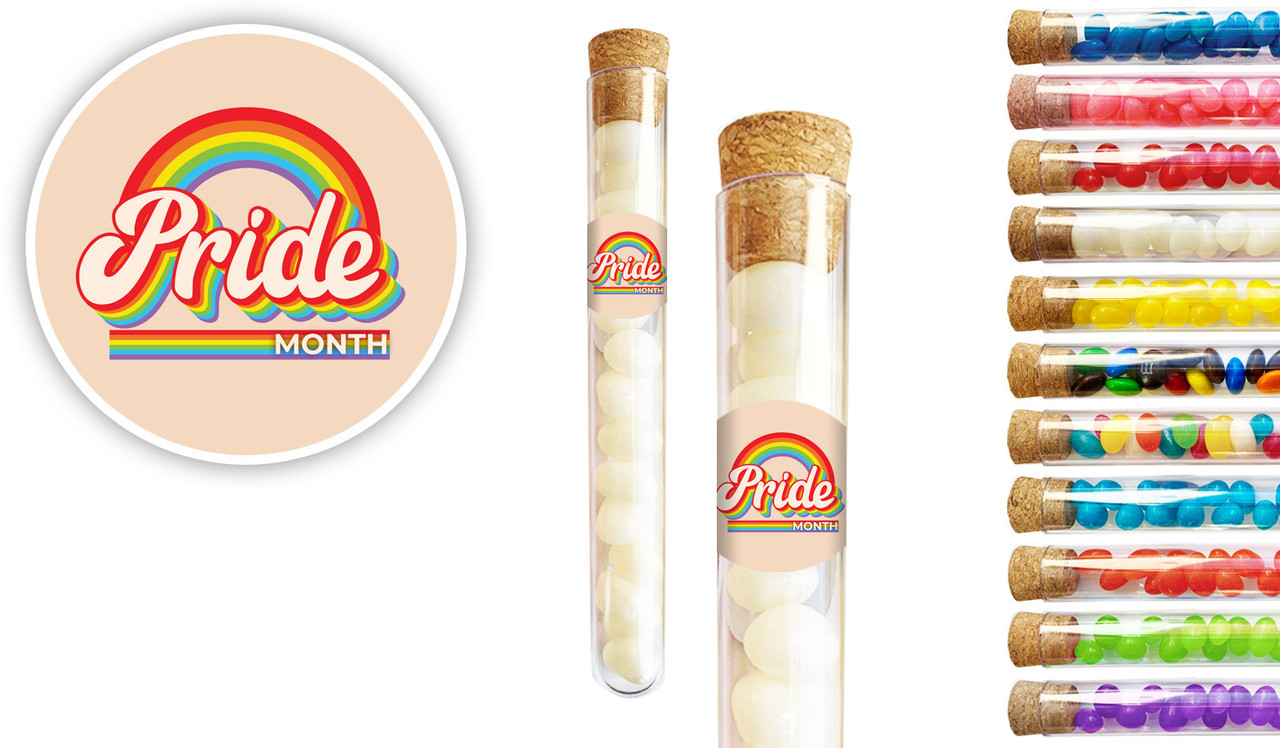 Retro Pride Personalised Test Tubes