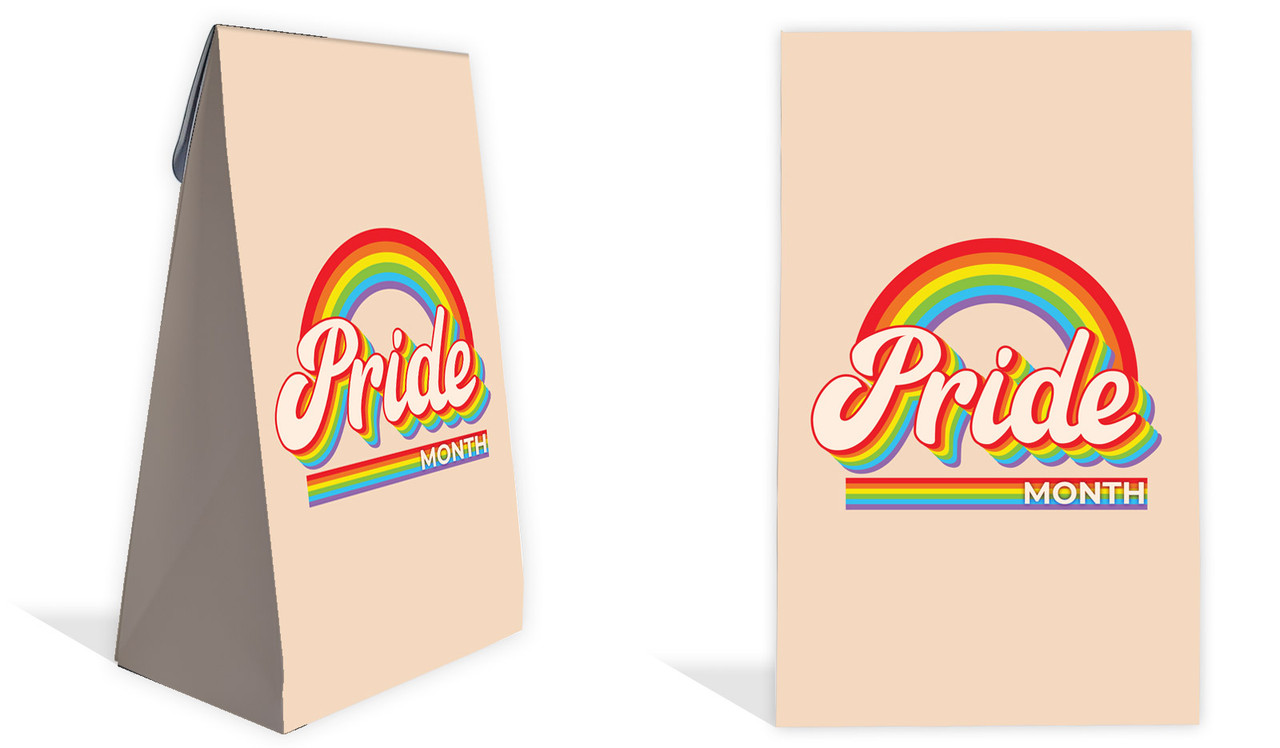 Retro Pride Personalised Gusset Favour Bag