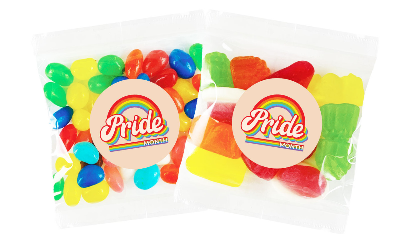 Retro Pride Personalised Lolly Bag
