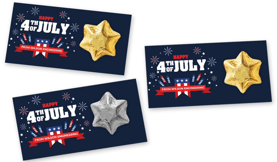 4th Of July Independence Day Star Card