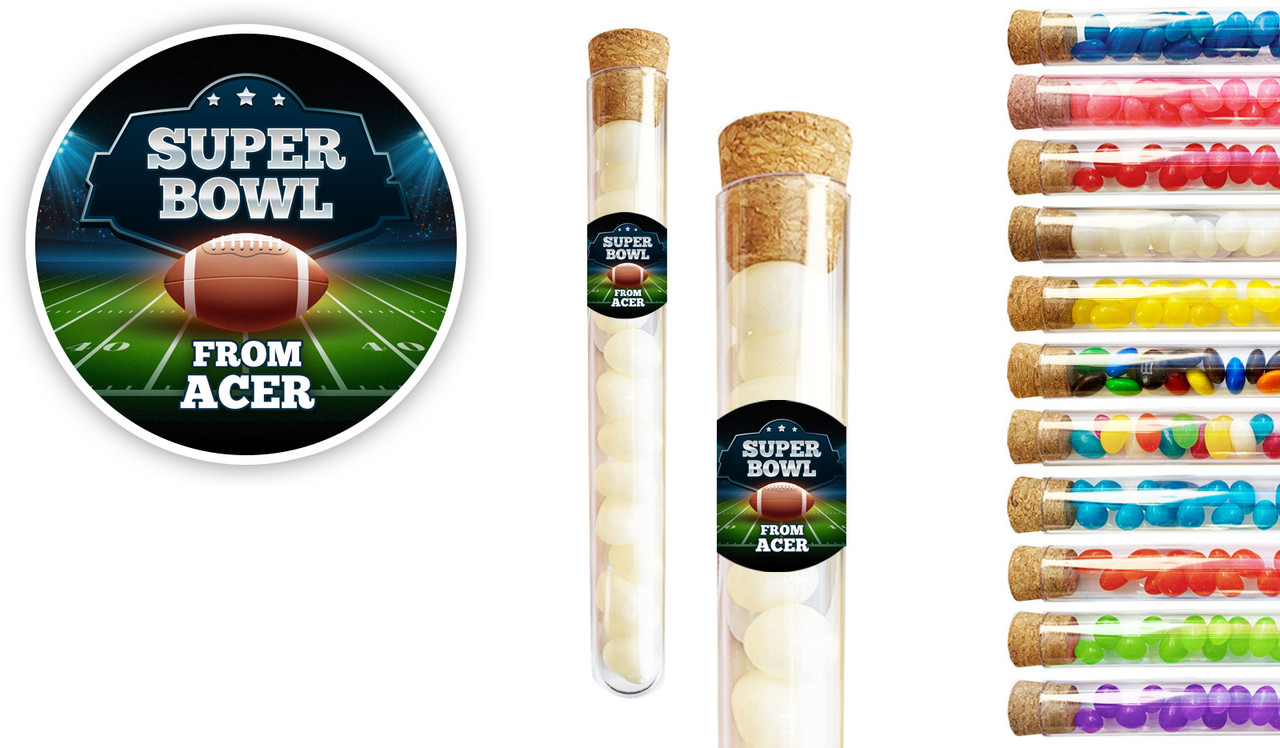 Super Bowl Personalised Test Tubes