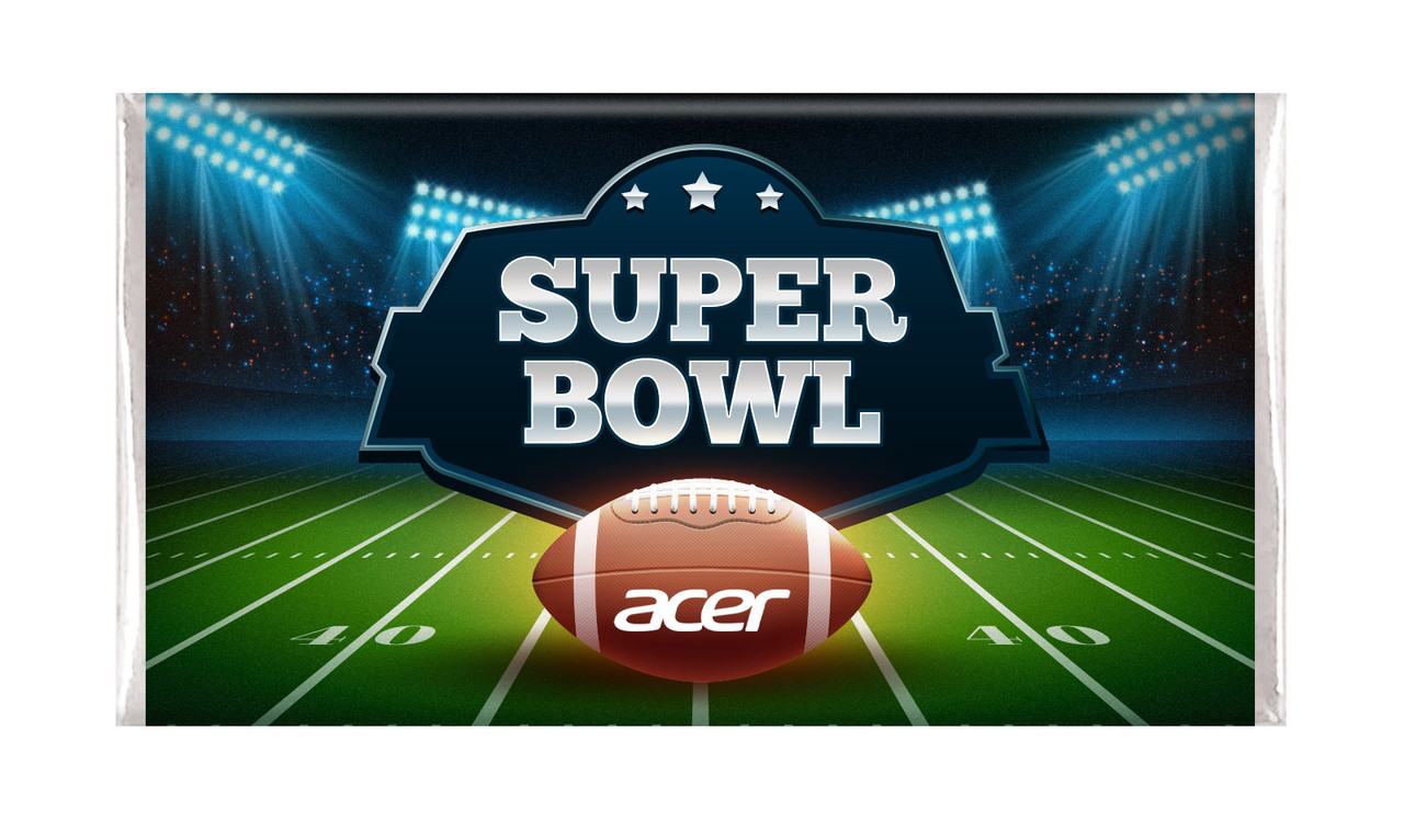 Super Bowl Chocolate Bars