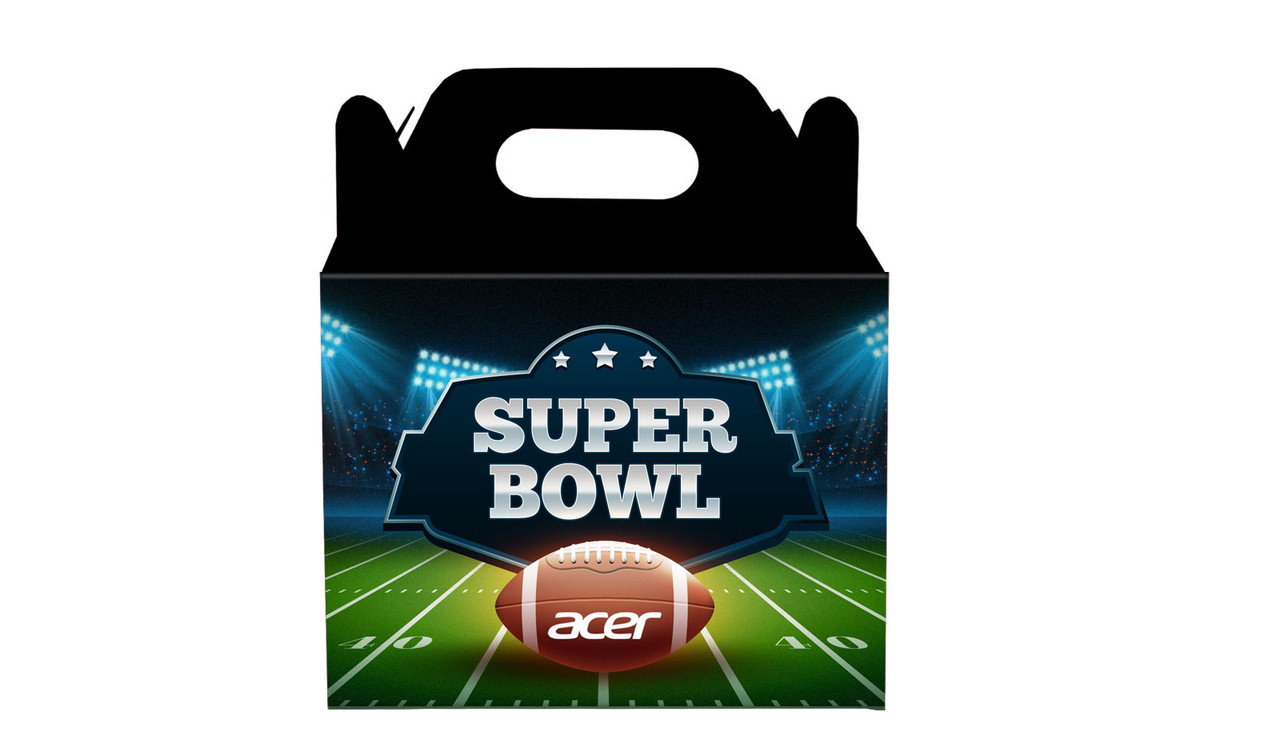 Super Bowl Personalised Gable Favour Box